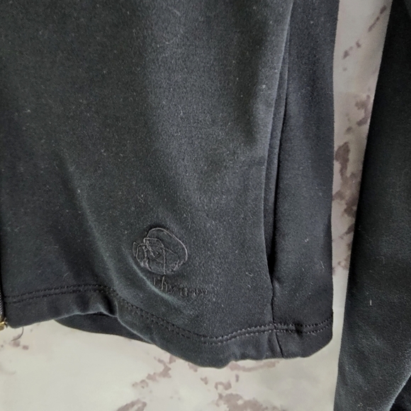 Patagonia Top Womens Medium Black Full Zip Shirt Lightweight Jacket Hood Rhythm - Picture 10 of 11